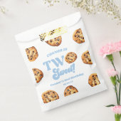 Twee zoete koekjes en melk 2e verjaardagsfeest bedankzakje (Gezegeld)