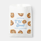 Twee zoete koekjes en melk 2e verjaardagsfeest bedankzakje (Voorkant)