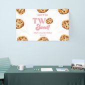 Twee Zoete Koekjes en Melk 2e Verjaardagsfeestje Spandoek (Beurs)