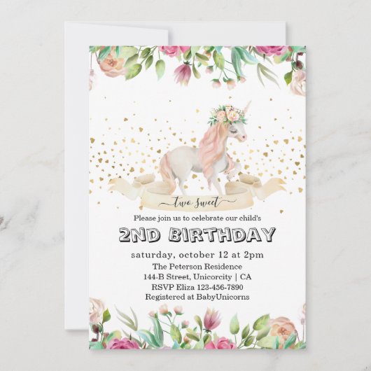 Twee zoete, magische kindermeisjes van de tweede v kaart (Voorkant)