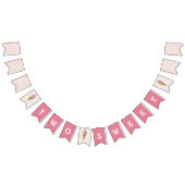 Twee zoete roze ijsbanner vlaggetjes (Alle)