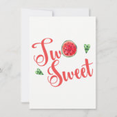 Twee zoete Tweede Dag Uitnodigingen (Achterkant)