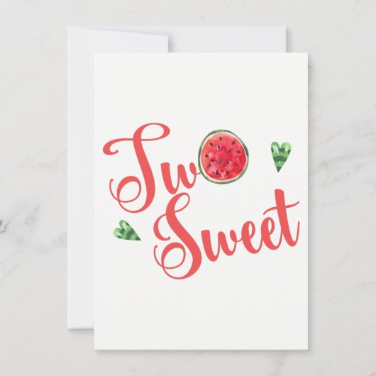 Twee zoete Tweede Dag Uitnodigingen (Achterkant)