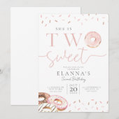 Twee zoete Tweede Uitnodiging van de Dag (Voorkant / Achterkant)