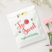 Twee zoete tweede verjaardag bedankzakje (Gezegeld)