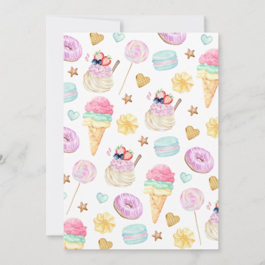 Twee zoete tweede verjaardag kaart (Achterkant)