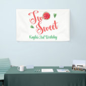 Twee zoete verjaardag spandoek (Beurs)