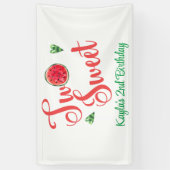 Twee zoete verjaardag spandoek (Verticaal)