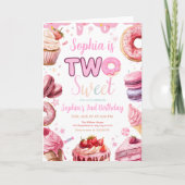 Twee Zoete Verjaardagsdonuts voor Meisjes in Paste (Voorkant)