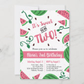 Twee zoete watermeloenen uitnodiging (Voorkant)