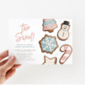 Twee zoete Winter Verjaardag uitnodiging