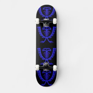 Twee zogenaamde blauwe adelskateboard persoonlijk skateboard