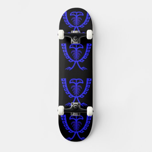 Twee zogenaamde blauwe adelskateboard persoonlijk skateboard (Voorkant)