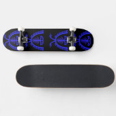 Twee zogenaamde blauwe adelskateboard persoonlijk skateboard (Horizontaal)