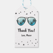 Twee zonbrillen van de Koel ter Donderdag Dank u v Cadeaulabel (Voorkant)