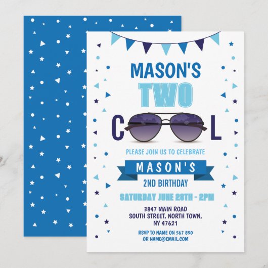 Twee zondagse zondagskaartjes kaart (Voorkant / Achterkant)