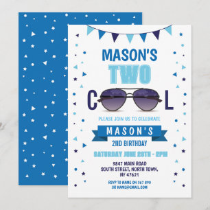 Twee zondagse zondagskaartjes kaart