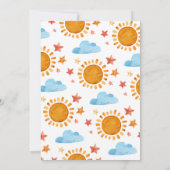 Twee Zonne 2de Verjaardag Kaart (Achterkant)