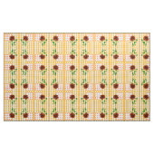 Twee zonnebloemen stof (Yard (91,4 cm))