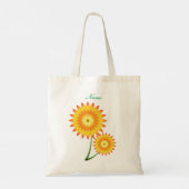 Twee zonnebloemen Thunder_Cove Tote Bag (Achterkant)