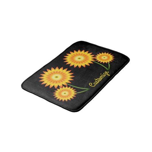 Twee zonnebloempjes Thunder_Cove Badmat (Gekanteld)