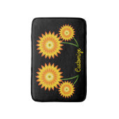 Twee zonnebloempjes Thunder_Cove Badmat (Voorkant Verticaal)