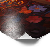 Twee zonnen in de zonsondergang foto afdruk (Hoek)