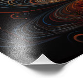 Twee zonnen in de zonsondergang foto afdruk (Hoek)