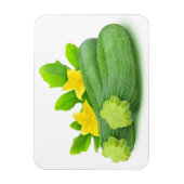 Twee zucchini magneet (Verticaal)