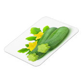 Twee zucchini magneet (Linkerzijde)