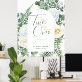 Twee zullen één Bijbelverse bruiloft worden Poster (Thuiskantoor)