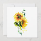 Twee zullen één Christelijke Zonnebloem worden Kaart (Achterkant)