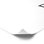 "Twee zullen één worden" Trouwtapijt Achtergrond Perfect Poster (Hoek)