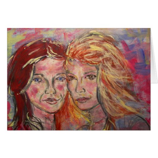 twee zussen (Voorkant Horizontaal)