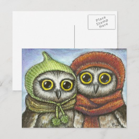 Twee zussen briefkaart (Voorkant / Achterkant)