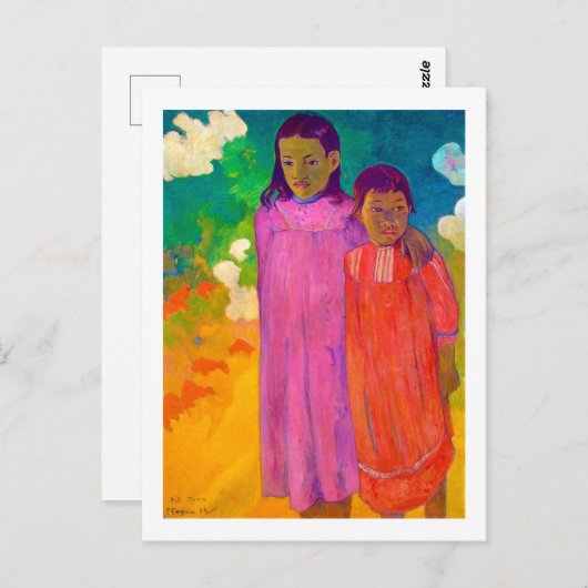 Twee zussen, Gauguin Briefkaart (Voorkant / Achterkant)