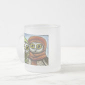 Twee zussen matglas koffiemok (Voorkant links)