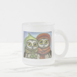 Twee zussen matglas koffiemok