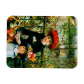Twee zussen op de Terrace door Renoir Magneet (Horizontaal)