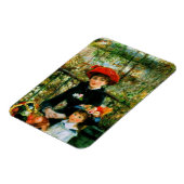 Twee zussen op de Terrace door Renoir Magneet (Linkerzijde)