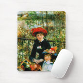 Twee zussen op de Terrace door Renoir Muismat (Met muis)