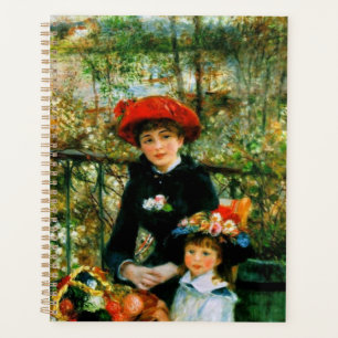 Twee zussen op de Terrace door Renoir Planner