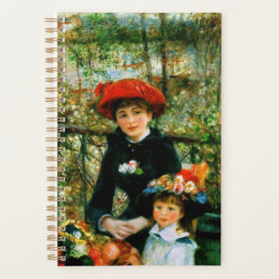 Twee zussen op de Terrace door Renoir Planner