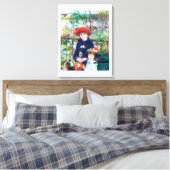 Twee zussen (Op het terras) (1881) Canvas Afdruk (Insitu (Slaapkamer))