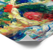 Twee zussen op het terras poster (Hoek)