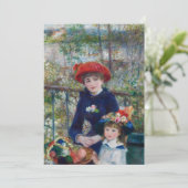 Twee zussen (op het terras) | Renoir (Staand voorkant)