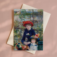 Twee zussen (op het terras) | Renoir