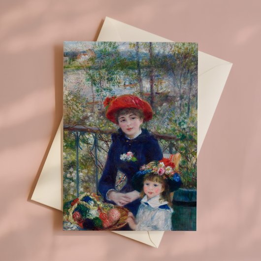 Twee zussen (op het terras) | Renoir Kaart