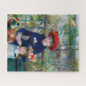 Twee zussen, Op het terras van Pierre-Augus Renoir Legpuzzel (Horizontaal)