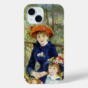 Twee zussen (op het terrein) van Pierre Renoir iPhone 15 Case